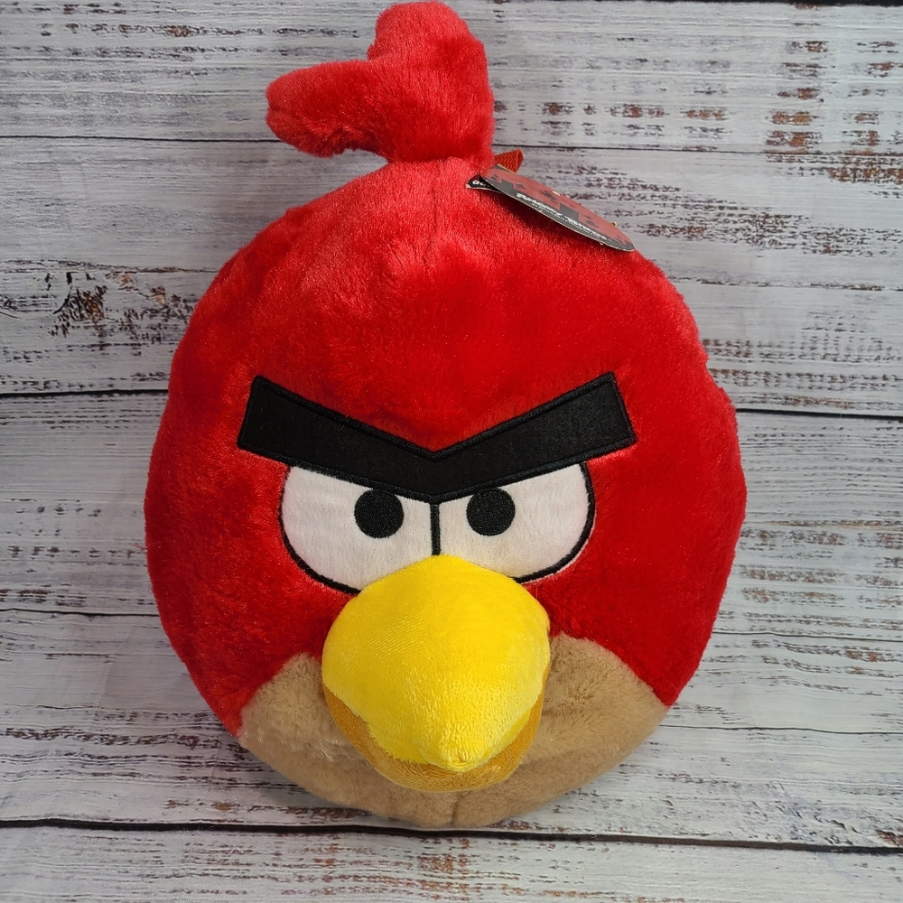 Angry Birds ROVIO Backpack Plush "Terence Big Brother Bird" Red Cardinal